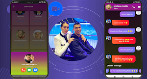 video Call & Chat with Ronaldo Screenshot 2