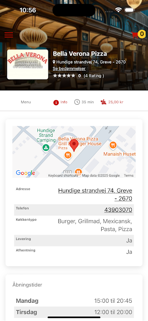 Bella Verona Pizza Screenshot 1