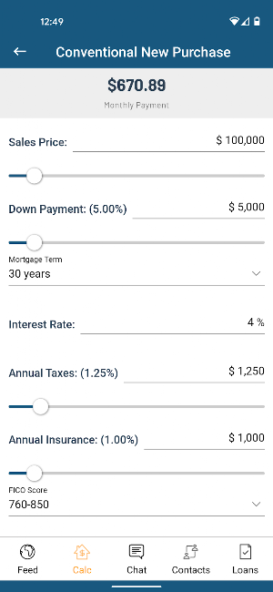 TruLoan App Screenshot 2