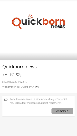 Quickborn.news Screenshot 0