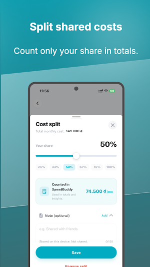 SpendBuddy: Renewal & Bills Screenshot 3