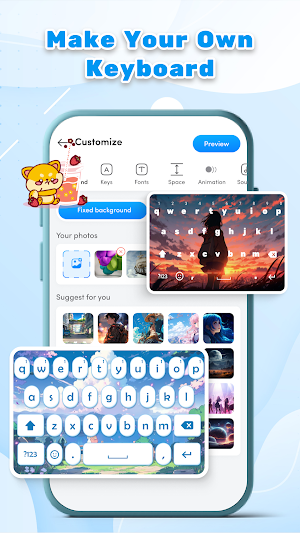 KeyStyle: Keyboard Theme, Font Screenshot 2