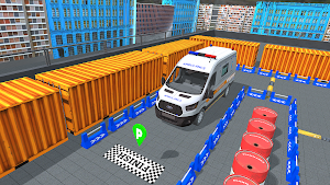 Offline ambulance 3d parking Screenshot 0