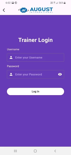 August International App Screenshot 2