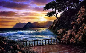 Artistic Sunset Wallpapers Screenshot 2