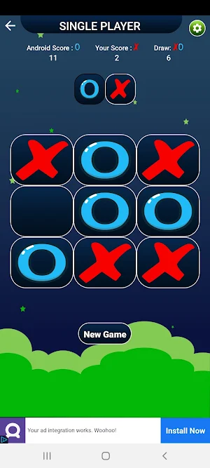 Tic Tac Toe oxo game Screenshot 2