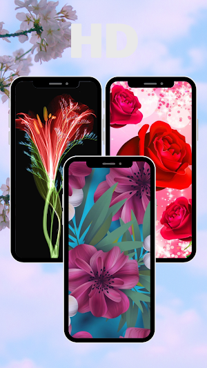 Flowers Wallpaper HD Resolusi Screenshot 2