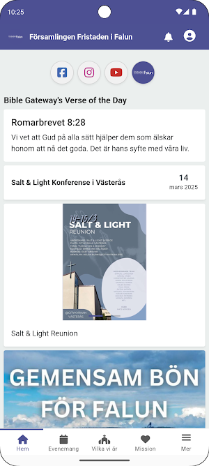 Församlingen Fristaden i Falun Screenshot 1