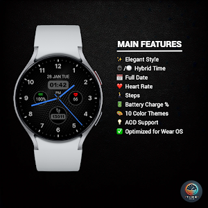 Engraved Time - watch face Screenshot 1