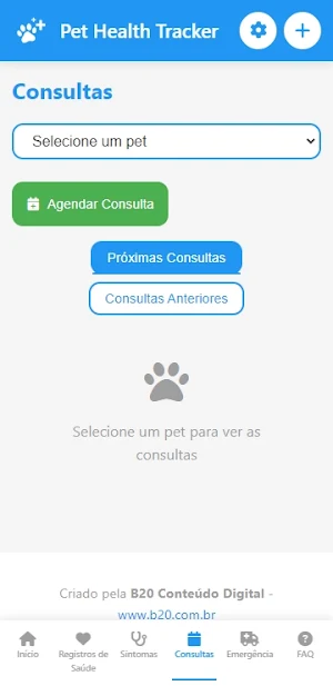 Rastreador de Saúde do Pet Screenshot 3
