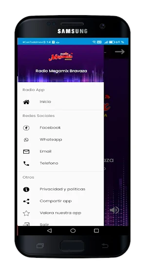 Radio Megamix Bravaza Screenshot 2