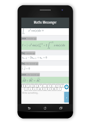MathsMessenger Screenshot 0