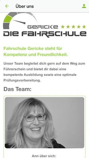 Fahrschule Gericke Screenshot 2