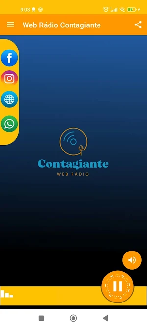 Web Rádio Contagiante Screenshot 0