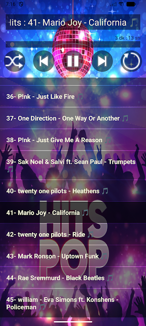 PopHits Offline – Music Player Screenshot 2
