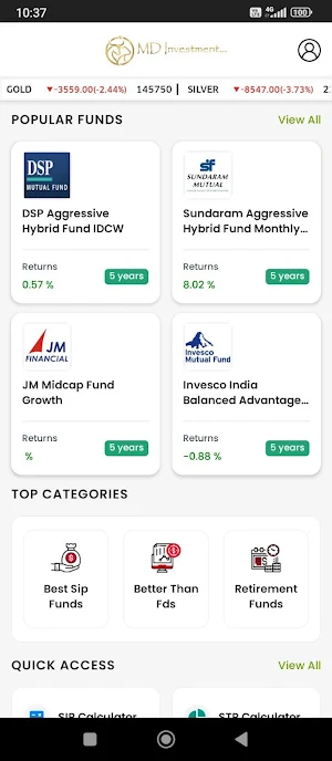 MD Investments Screenshot 0