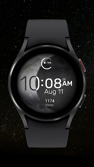 Moon Fase Watch Face Screenshot 0