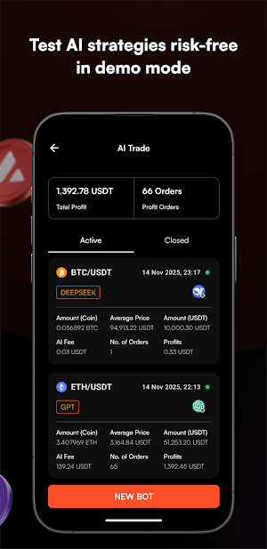 UNIEXC - AI Crypto Trading Bot Screenshot 2