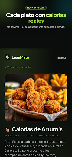 LeanMate — Calorías por foto Screenshot 2