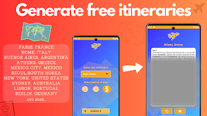 Travel Itinerary Generator Screenshot 0