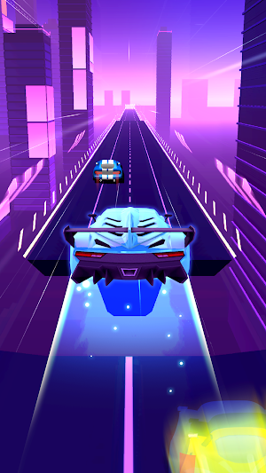 Neon Racer - Beat Racing Screenshot 2