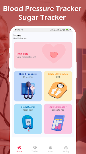 Blood Pressure App: BP Monitor Screenshot 0