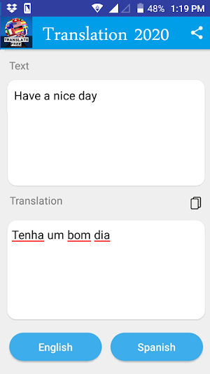 Portuguese - English Translator 2021 Screenshot 1
