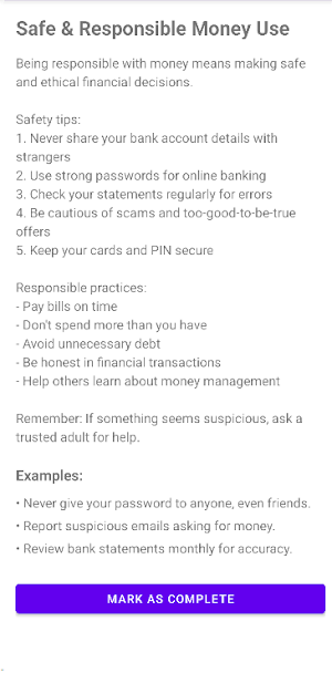 Money Skills for Beginners Screenshot 3
