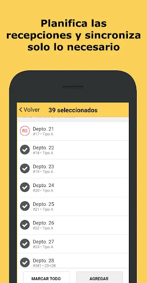 Recepciones Screenshot 1