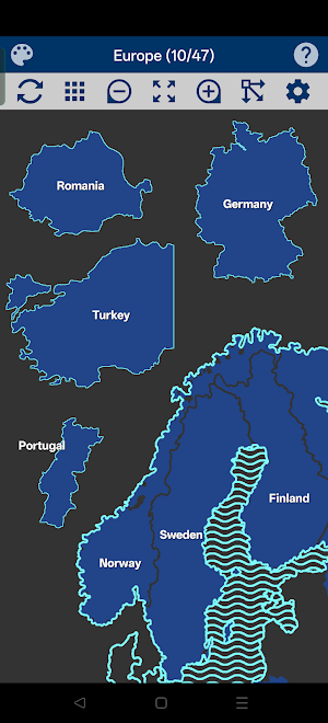 Europe Map Puzzle Screenshot 3
