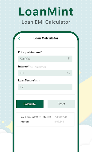 LoanMint : Loan EMI Calculator Screenshot 0