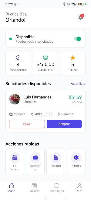 LimpiApp Screenshot 1