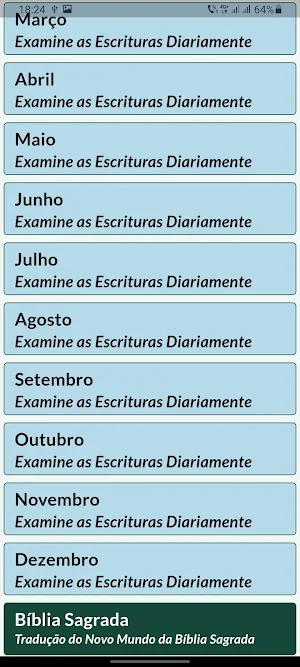 Examine as Escrituras Screenshot 2
