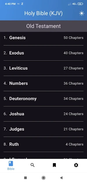 King James Bible KJV Offline Screenshot 3