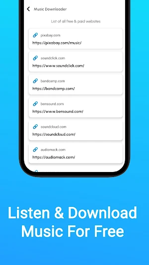 LinkFinder : Download it all Screenshot 1