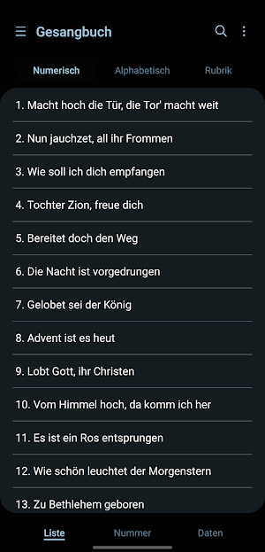 NAK Buch (Gesang,Chorbuch,...) Screenshot 1