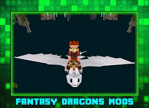Fantasy Dragons Mod for mcpe Screenshot 1