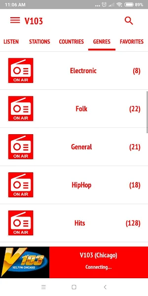 V103 Radio Station Chicago Screenshot 1