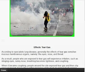 first aid exposed to tear gas Screenshot 0