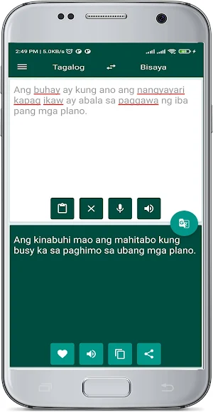 Bisaya Tagalog Translate Screenshot 2