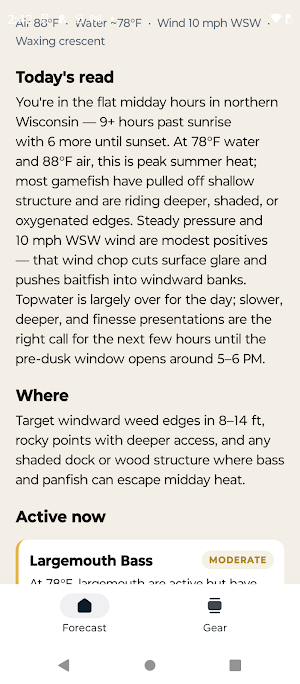 FishingAdvisor Screenshot 1