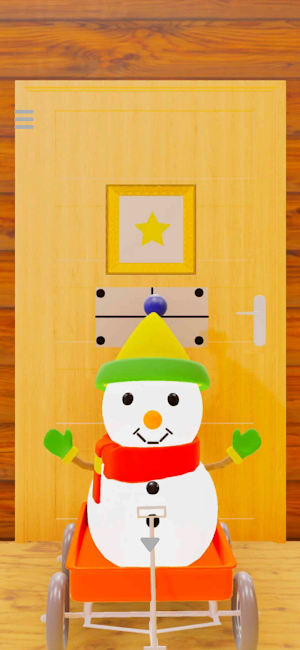 脱出ゲーム ウィンターログハウス ペンギンくんと雪だるまくん Screenshot 2