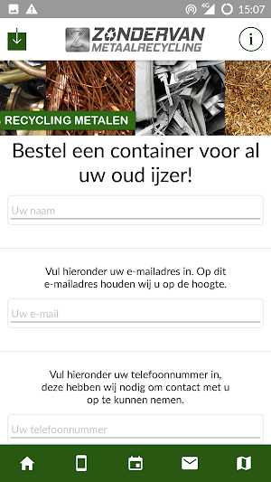 Zondervan Metaalrecycling Screenshot 3