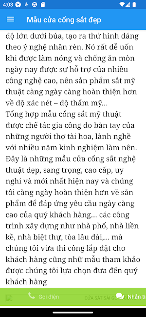 Mẫu cửa cổng sắt đẹp Screenshot 3
