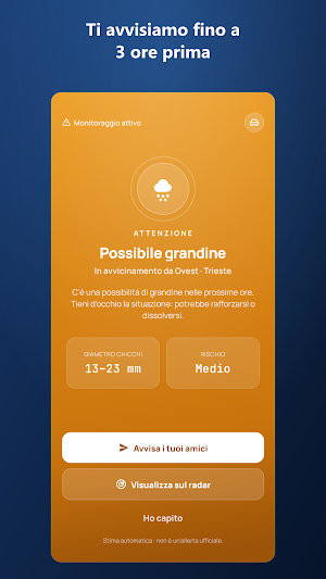 GrandiNO! Meteo e Grandine Screenshot 1