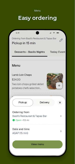 Basil's Restaurant & Tapas Bar Screenshot 2