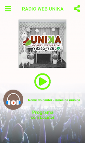 RÁDIO WEB UNIKA Screenshot 1
