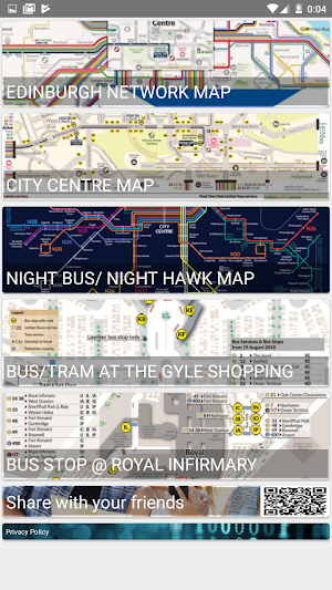 EDINBURGH BUS TRAIN MAP Screenshot 0