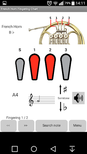 French Horn Fingerings Screenshot 1