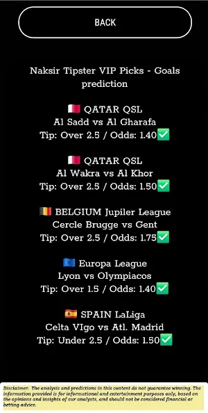 Soccer Tipster - Naksir Screenshot 3